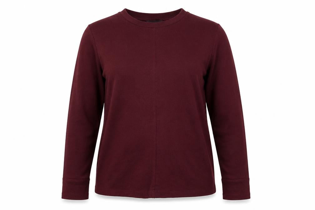 Marks and Spencer Women’s Burgundy Red Size 14 Crew Neck Pullover Sweatshirt