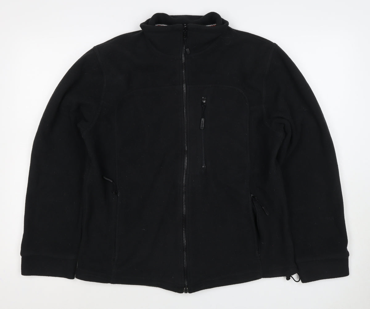 Peter Storm Men’s Black S Fleece Full Zip Hiking Jacket