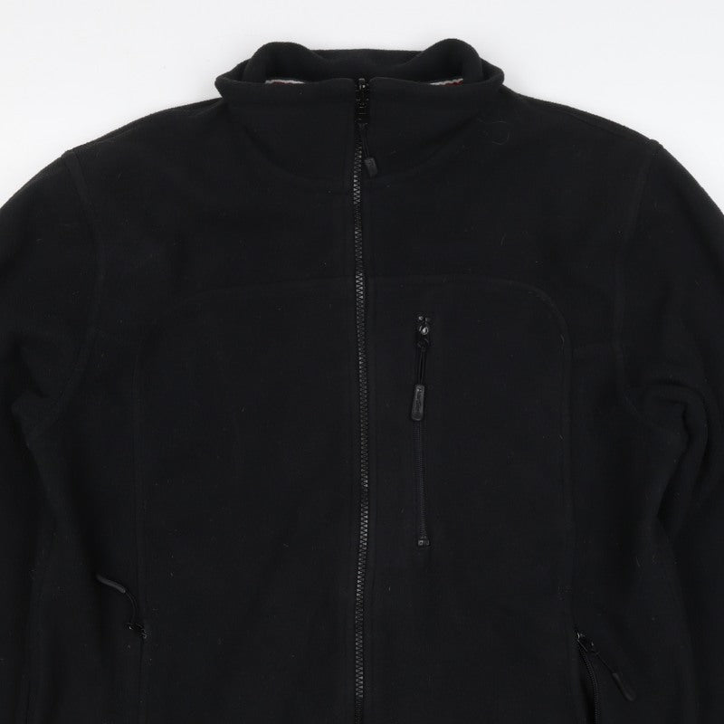 Peter Storm Men’s Black S Fleece Full Zip Hiking Jacket