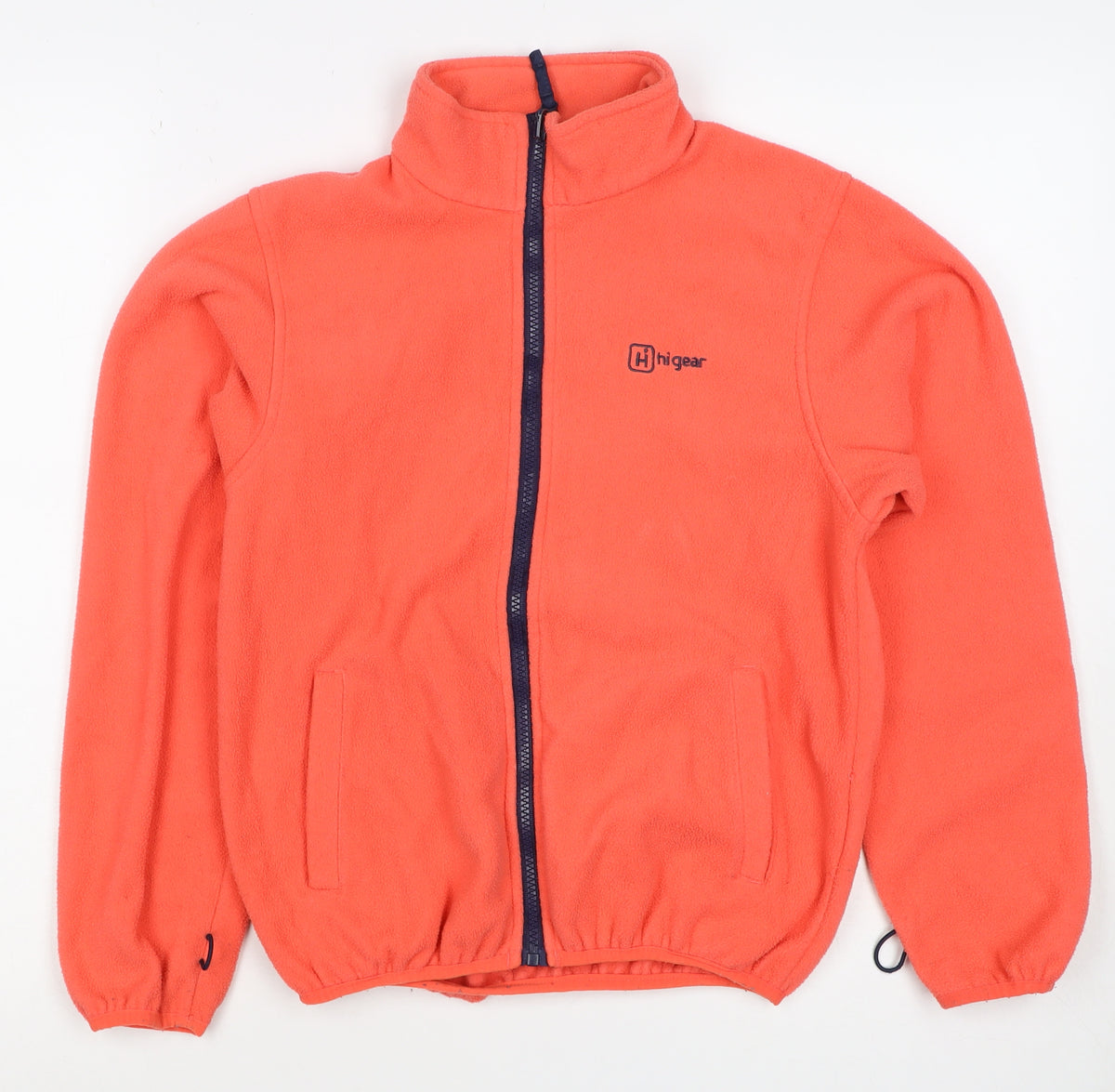 Hi Gear Girls Orange 11-12 Years Basic Fleece Jacket Full Zip Hiking