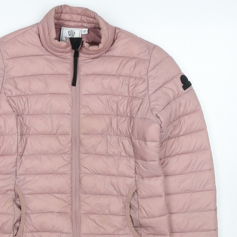 TOG24 Women’s Pink Size 10 Quilted Puffer Jacket Full Zip
