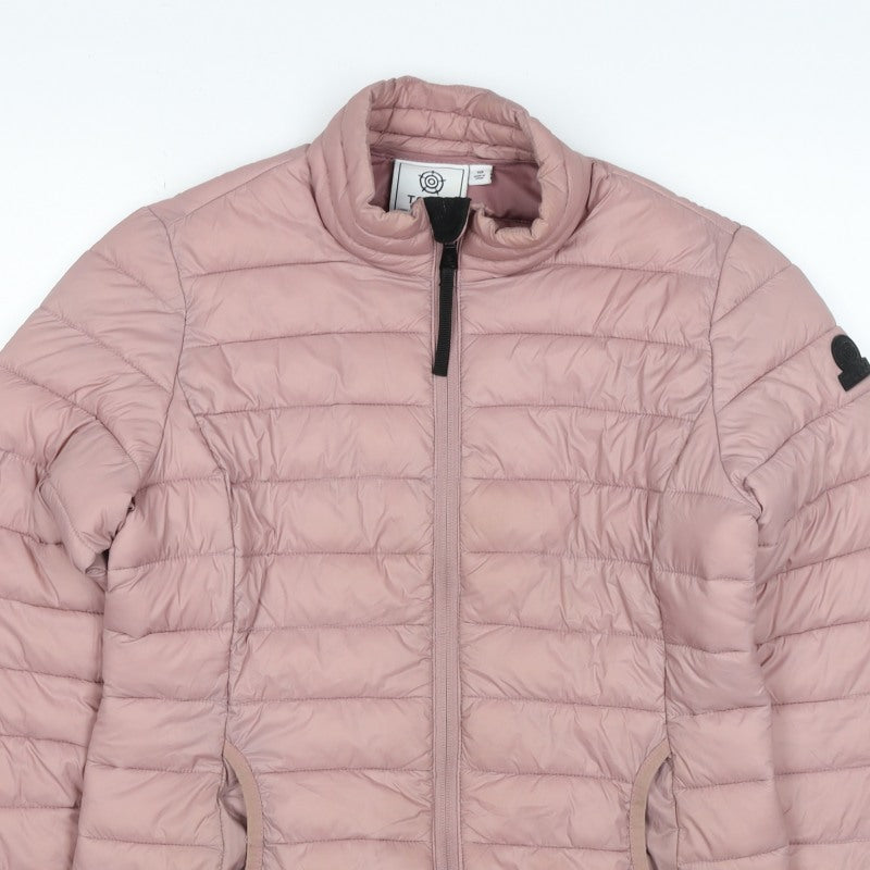 TOG24 Women’s Pink Size 10 Quilted Puffer Jacket Full Zip