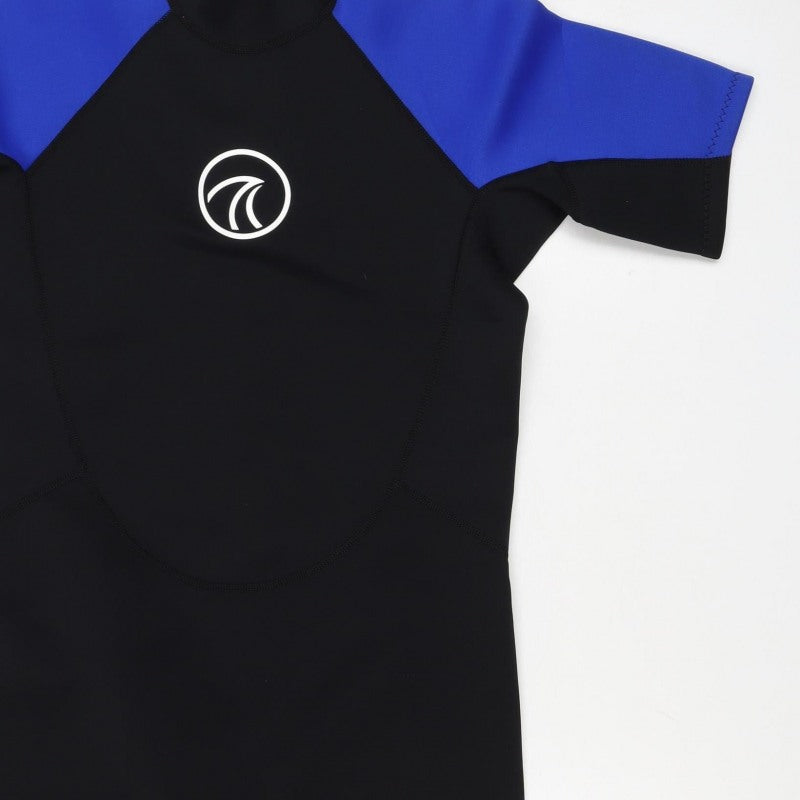 Freespirit Men’s Black Blue L Neoprene Colourblock Surf Wetsuit
