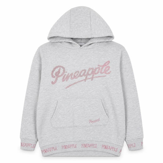 Pineapple Dance Studios Girls Grey Pink Glitter Hoodie 13 Years Pullover