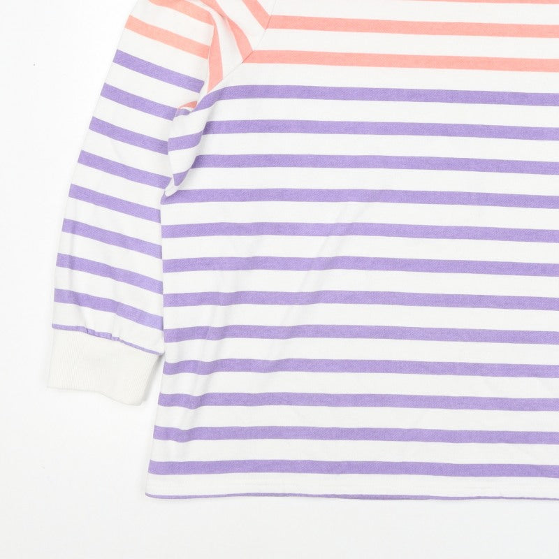 Dash Women’s Multicoloured Stripe Pullover Sweatshirt UK 24