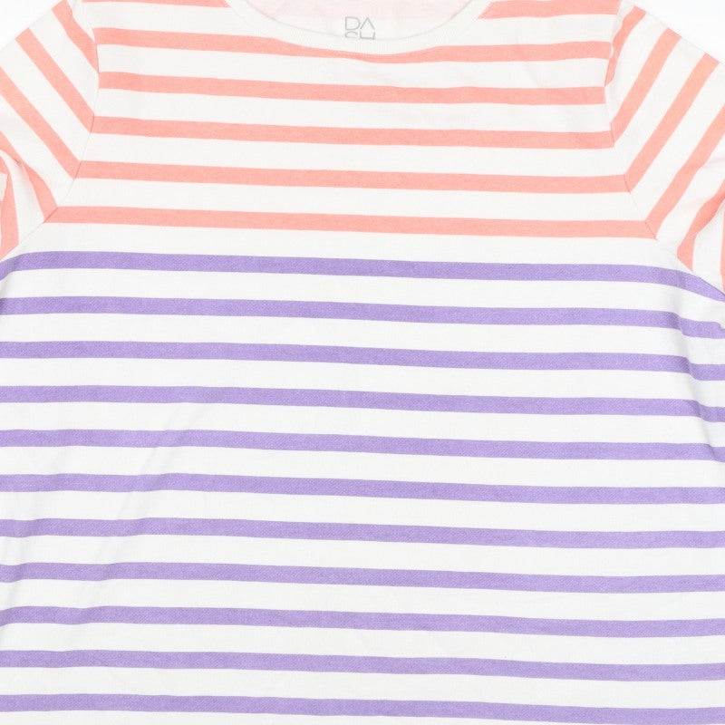Dash Women’s Multicoloured Stripe Pullover Sweatshirt UK 24