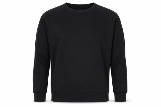Uniqlo Men Black XL Crew Neck Cotton Pullover Sweatshirt