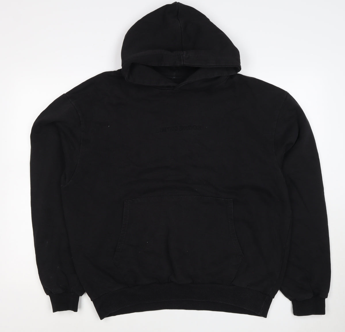 boohooMAN Men’s Black M Pullover Hoodie Limited Edition Logo
