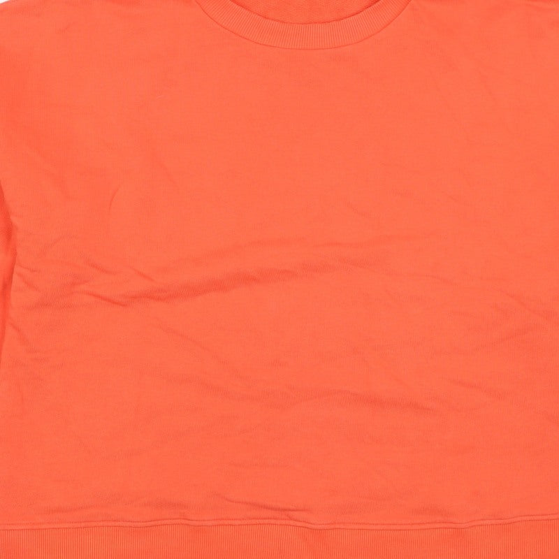 Oliver Bonas Women’s Orange UK 10 Pullover Sweatshirt Crochet Trim