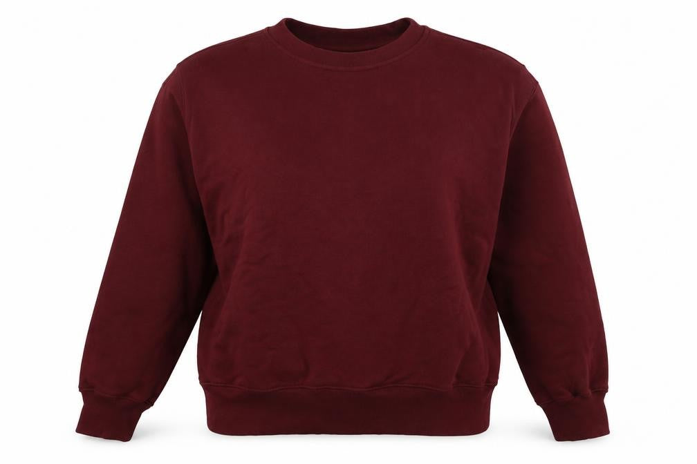H&M Women’s Red M Crew Neck Pullover Sweatshirt Long Sleeve