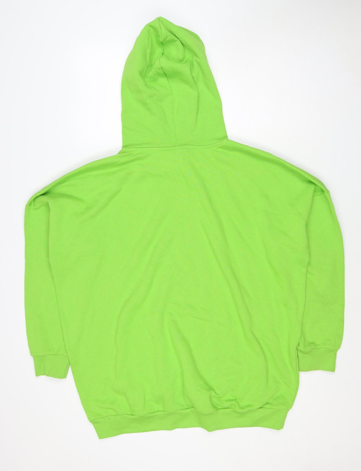 Monki Women Green UK 12 Pullover Hoodie Drawstring Pocket