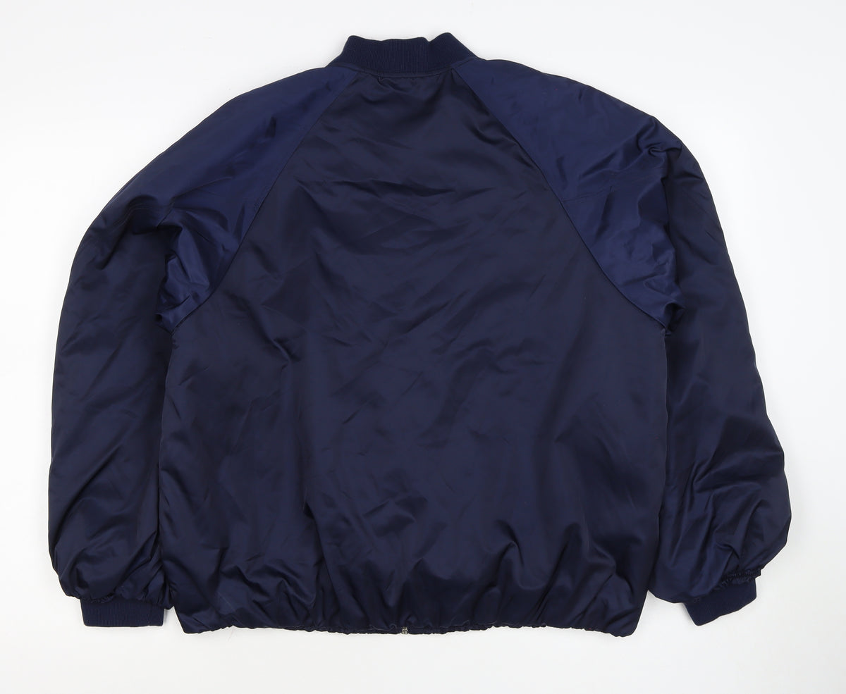 Primark Women’s Navy Blue S Bomber Jacket Zip Pockets