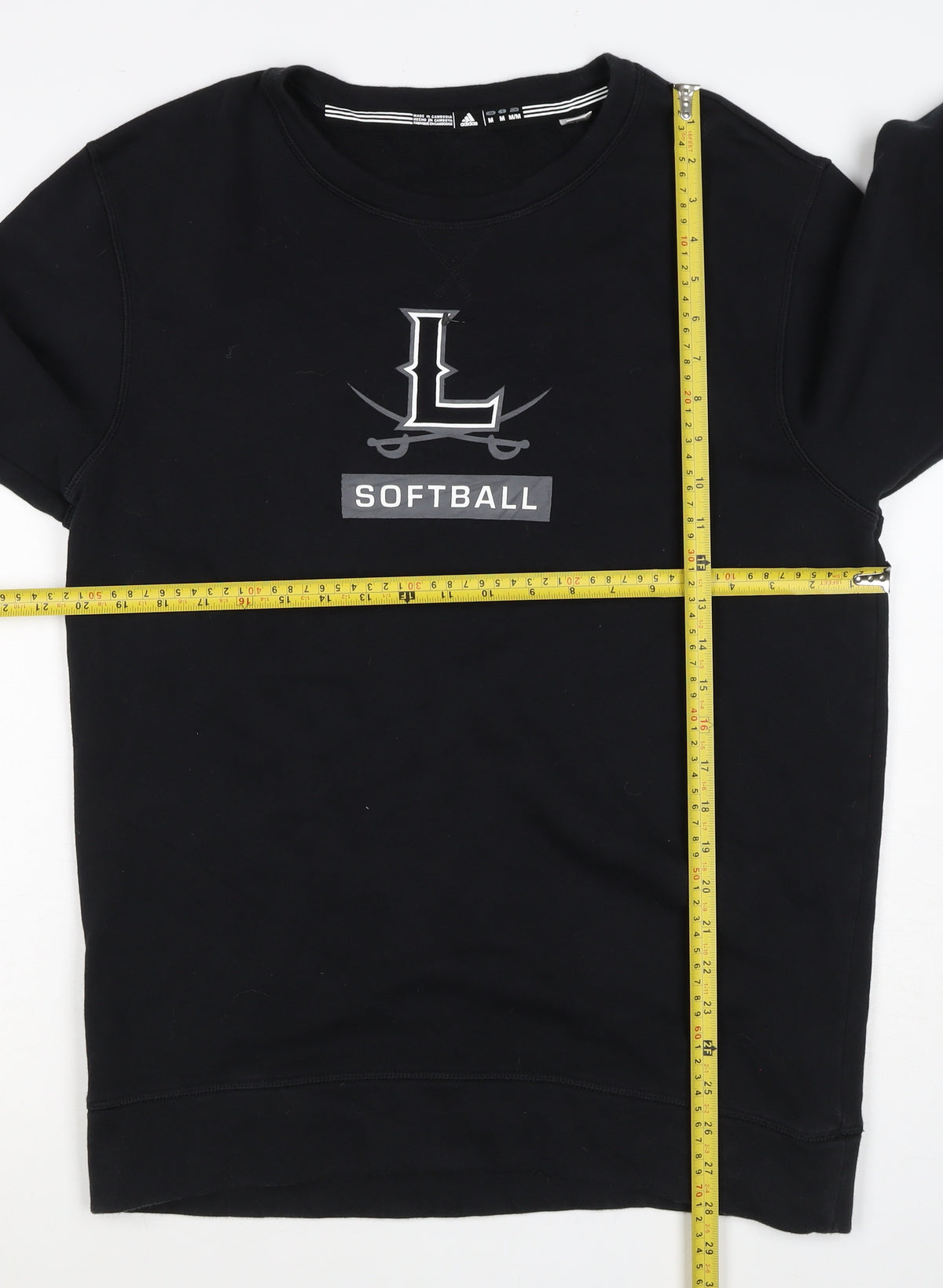 Adidas Men’s Black M Pullover Sweatshirt Softball Graphic