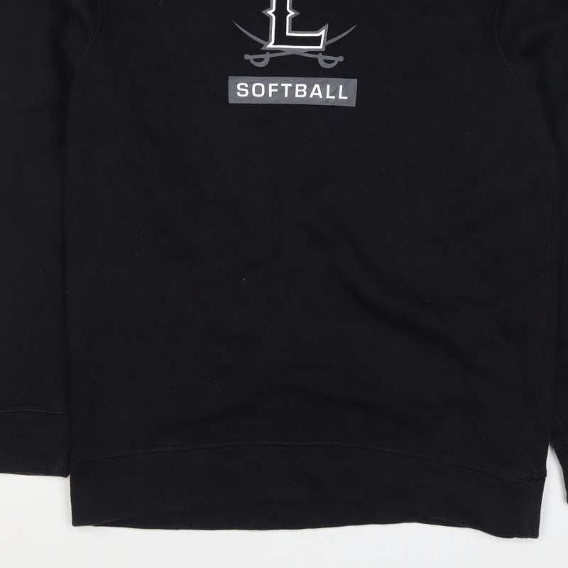 Adidas Men’s Black M Pullover Sweatshirt Softball Graphic