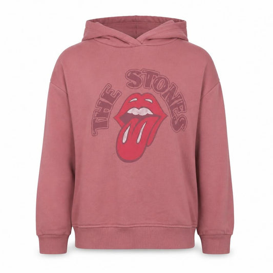 The Rolling Stones Girls Pink 10-11 Years Pullover Graphic Hoodie