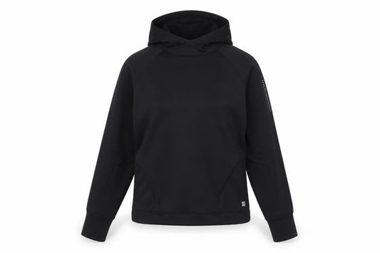 Sweaty Betty Women’s Black S Pullover Hoodie Reflective Zip Pocket