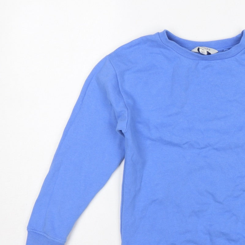 Joules Boys Blue 9 Years Pullover Sweatshirt Adventure Graphic Cotton