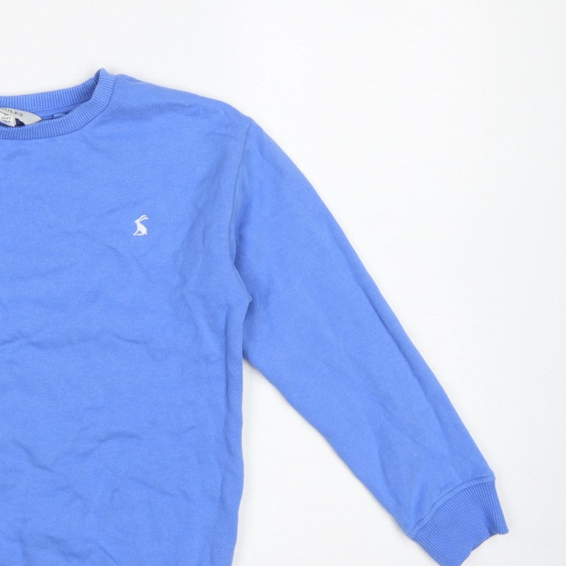 Joules Boys Blue 9 Years Pullover Sweatshirt Adventure Graphic Cotton