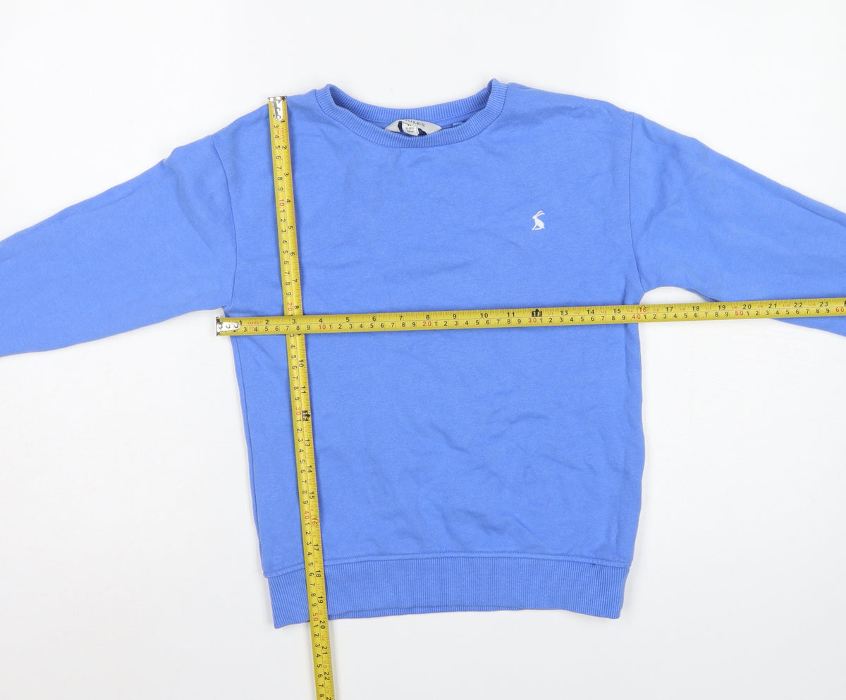 Joules Boys Blue 9 Years Pullover Sweatshirt Adventure Graphic Cotton