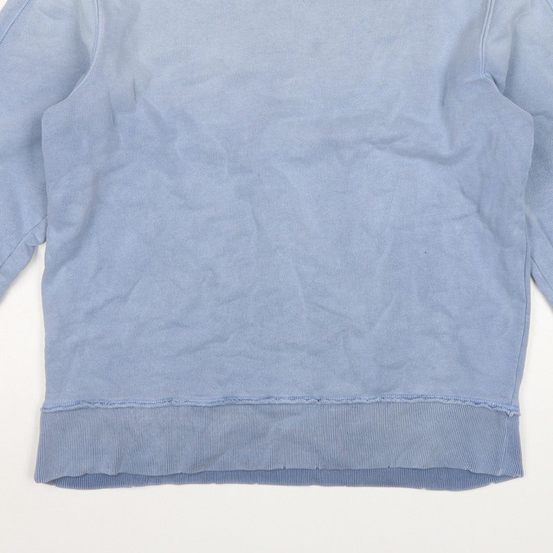 Fat Face Men’s Blue M Crew Neck Cotton Pullover Sweatshirt Logo