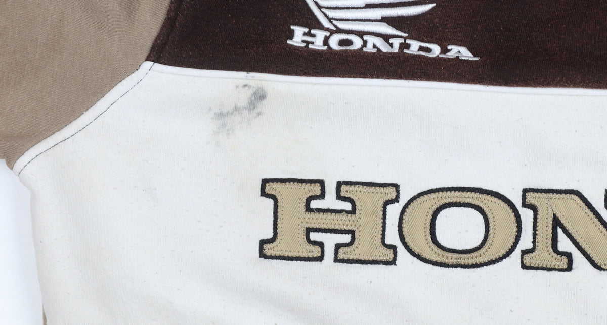 Honda Goldwing Men’s Brown XS Pullover Hoodie Motorcycle Graphic