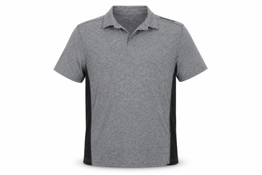 Calvin Klein Jeans Men's Grey M Colourblock Cotton Short Sleeve Polo