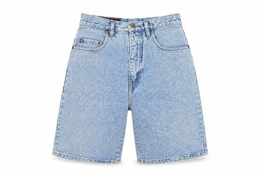 Pepe Women’s Blue Denim Bermuda Shorts UK 12 30in High Rise