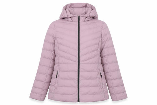 32 Degrees Heat Women’s Pink L Hooded Quilted Puffer Jacket