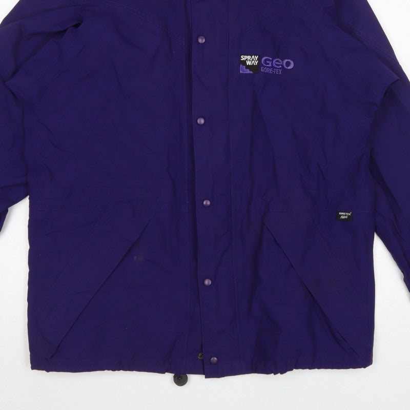 Sprayway Men’s Purple M Gore-Tex Cheyenne Waterproof Outdoor Jacket