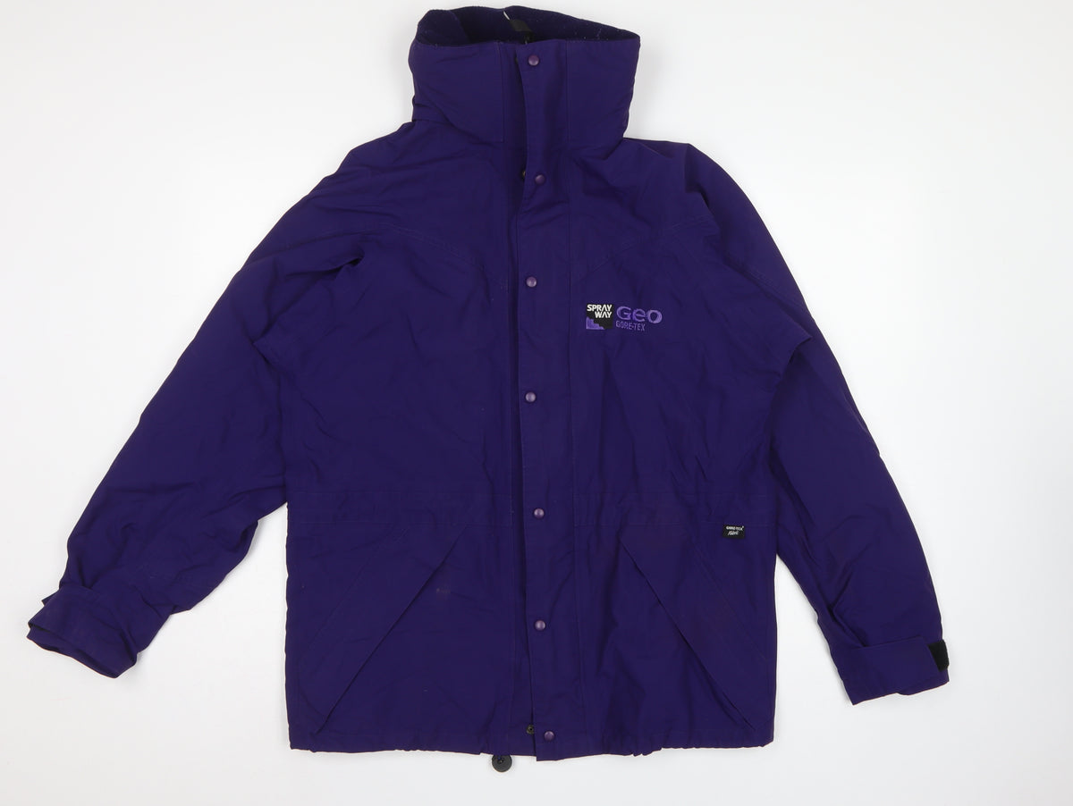 Sprayway Men’s Purple M Gore-Tex Cheyenne Waterproof Outdoor Jacket
