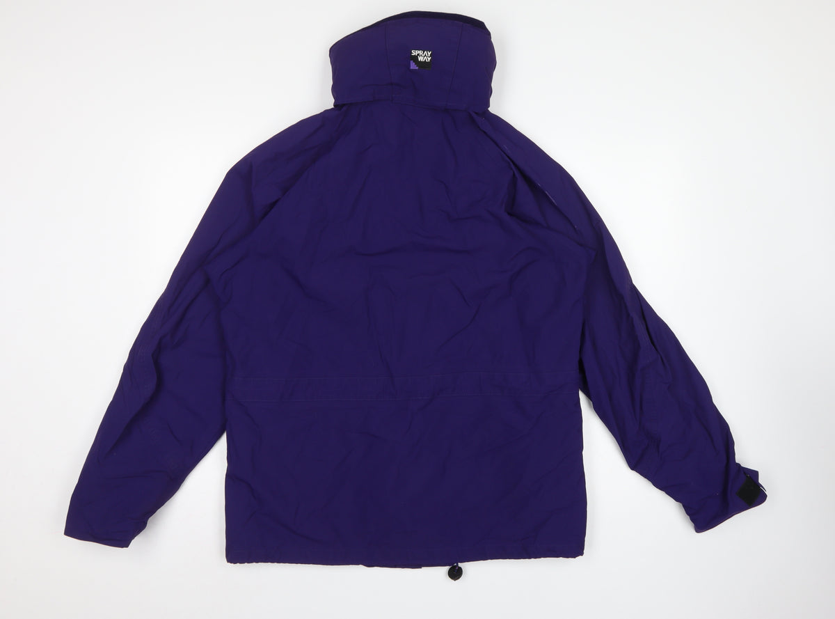 Sprayway Men’s Purple M Gore-Tex Cheyenne Waterproof Outdoor Jacket