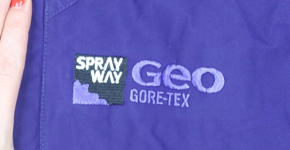 Sprayway Men’s Purple M Gore-Tex Cheyenne Waterproof Outdoor Jacket