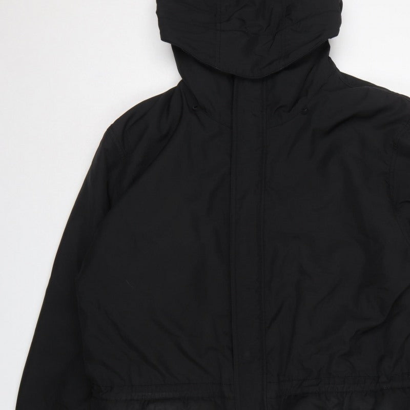 Gant Madison Men's Black L Hooded Bonded Jacket Full Zip