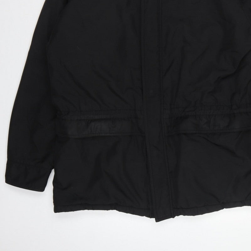 Gant Madison Men's Black L Hooded Bonded Jacket Full Zip