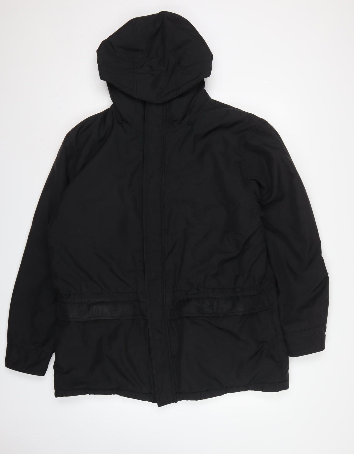 Gant Madison Men's Black L Hooded Bonded Jacket Full Zip