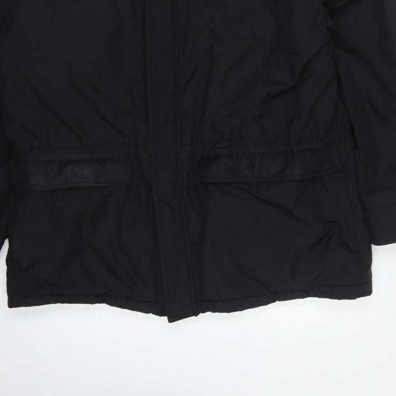 Gant Madison Men's Black L Hooded Bonded Jacket Full Zip