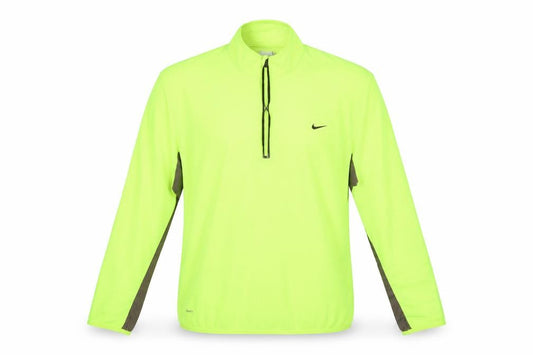 Nike Men’s Yellow XL 1/2 Zip Running Sweatshirt High Neck