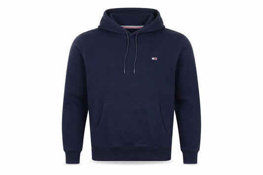 Tommy Jeans Men’s Blue M Pullover Hoodie Logo Fleece Kangaroo Pocket