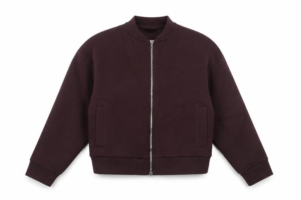 Primark Edit Women’s Brown XS Full Zip Sweatshirt Jacket Pockets