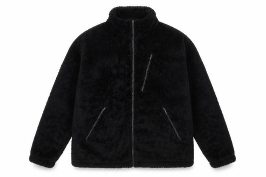 Needles x Uniqlo Men's Black XL Fleece Full Zip Stand Collar Jacket