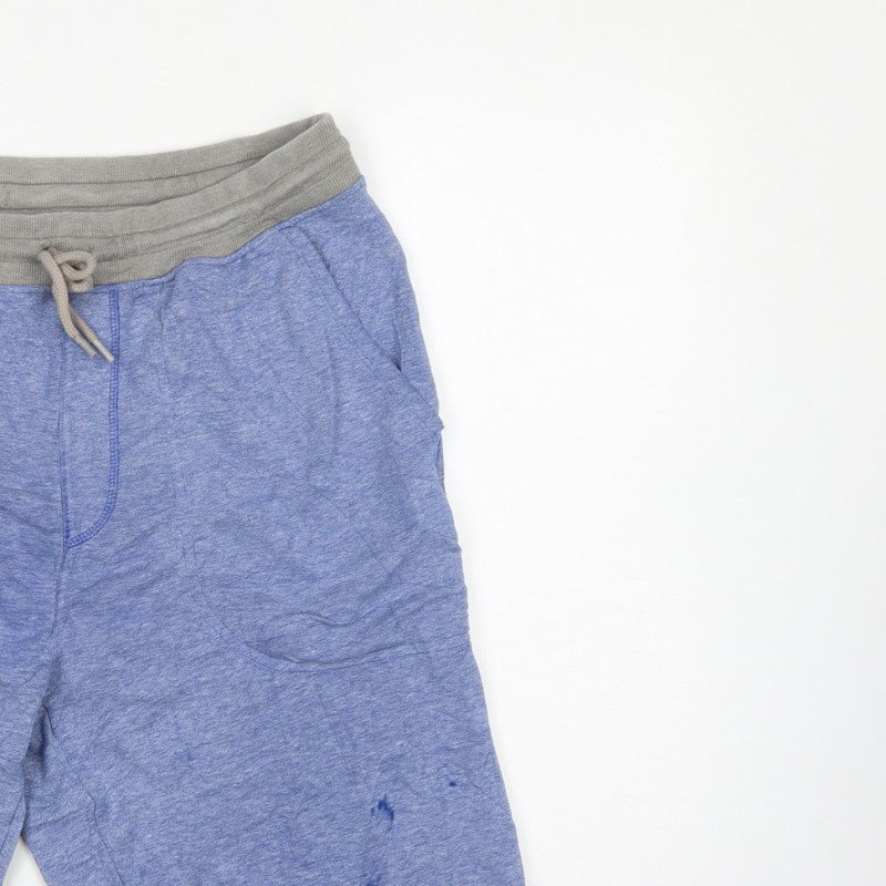 Under Armour Men's Blue L Loose Sweat Shorts Drawstring Pockets