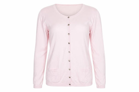 Boden Women Pink UK 2 Button Front Knit Cardigan with Pockets