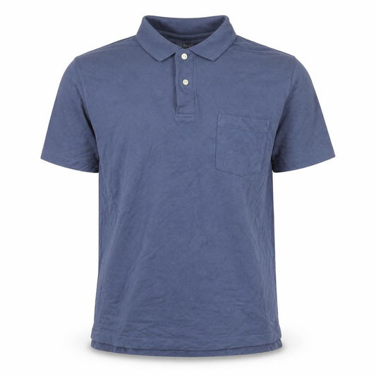 L.L.Bean Men’s Blue L Traditional Fit Cotton Piqué Pocket Polo