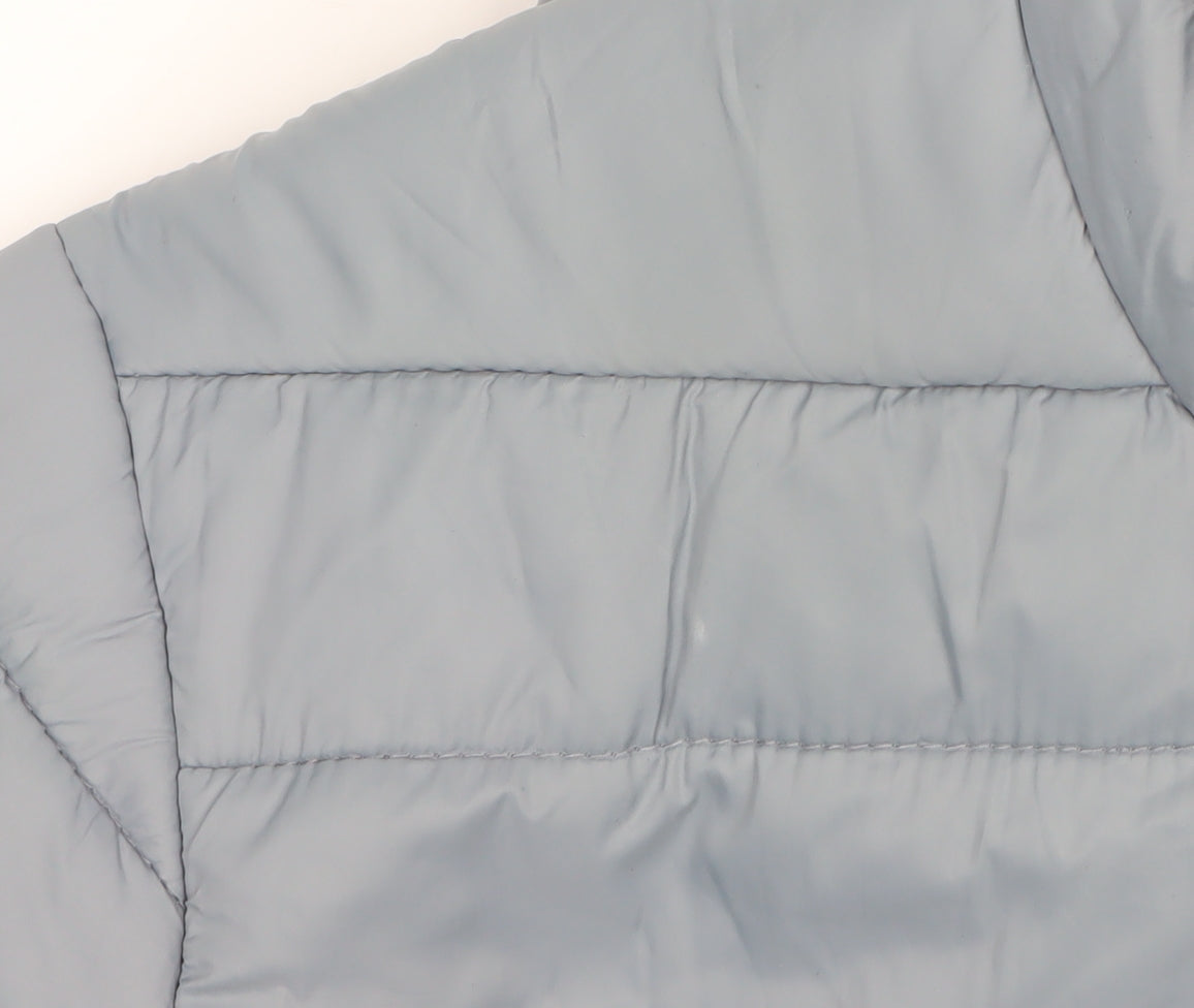 Jack & Jones Men’s Blue S Puffer Jacket Quilted Full Zip