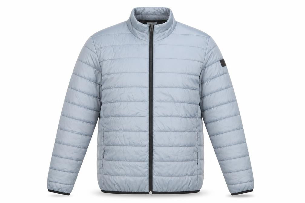 Jack & Jones Men’s Blue S Puffer Jacket Quilted Full Zip