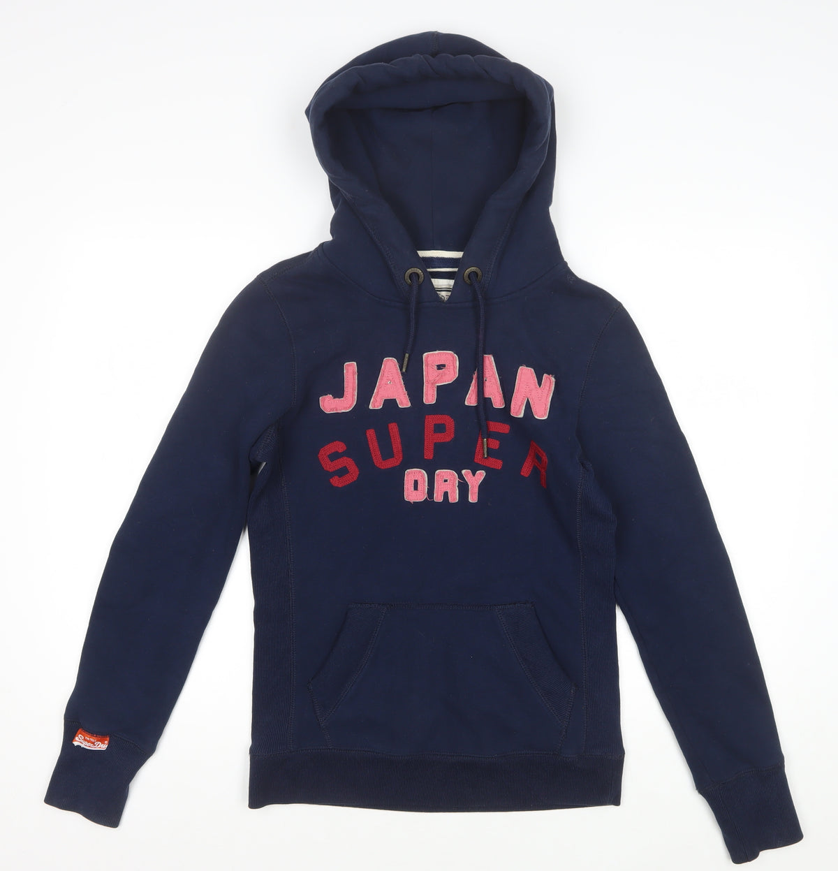 Superdry Women’s Blue Medium Japan Spirit Logo Pullover Hoodie