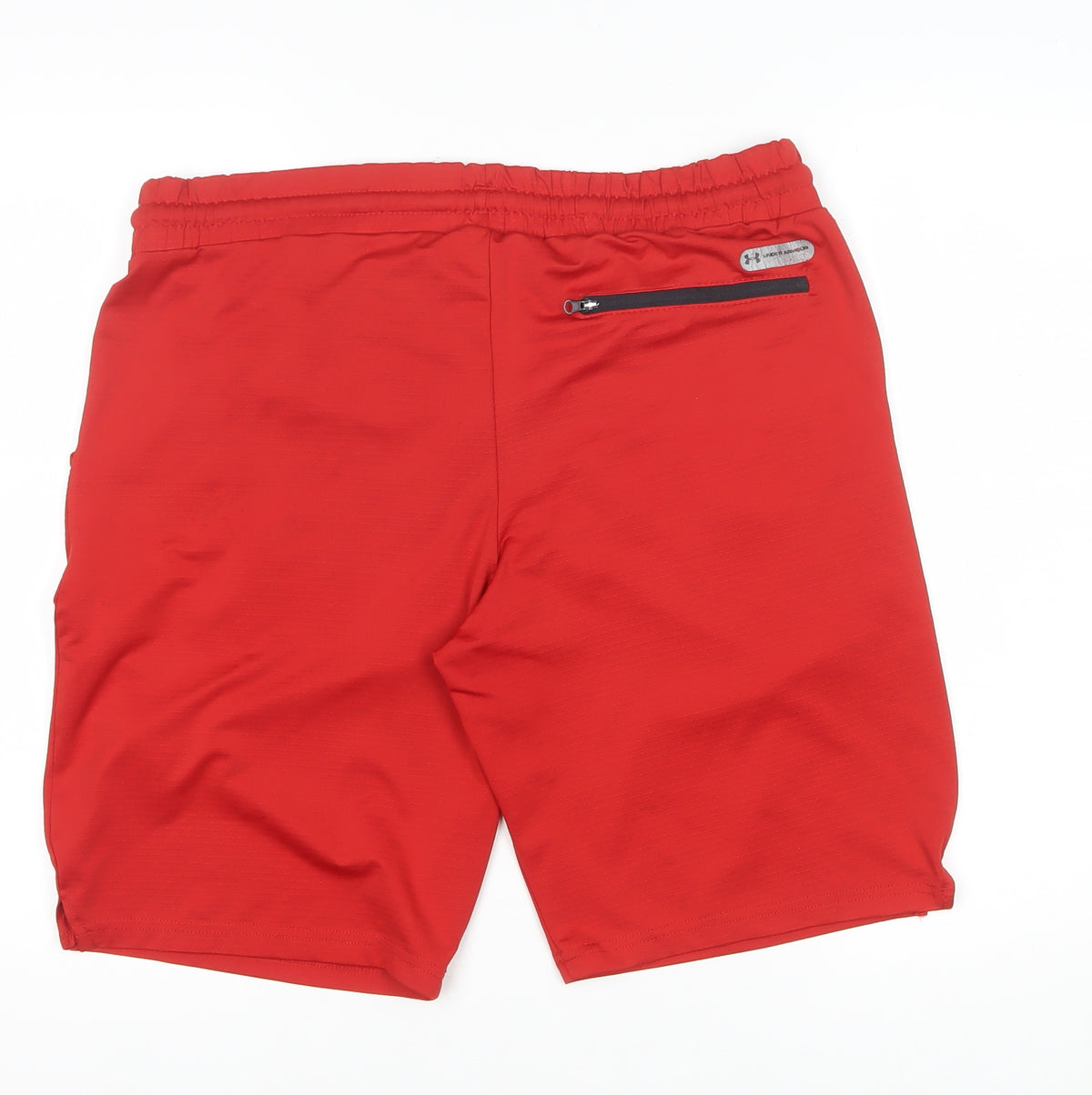 Under Armour Men’s Red M Athletic Training Shorts Elastic Waist Pockets
