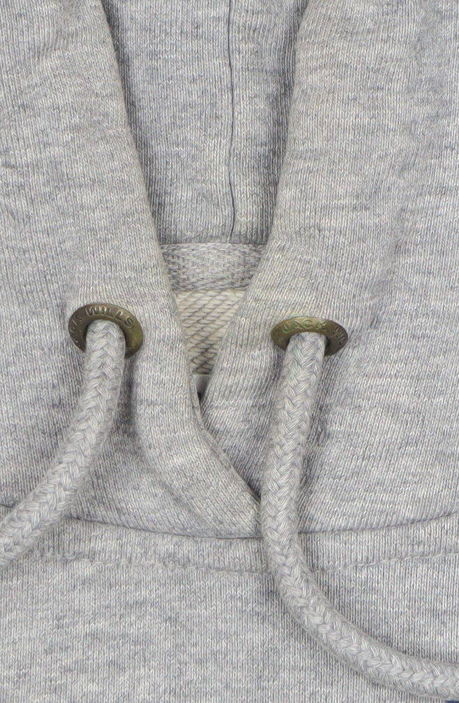 Jack Wills Women Grey Size 8 Pullover Hoodie JW12 Logo Cotton
