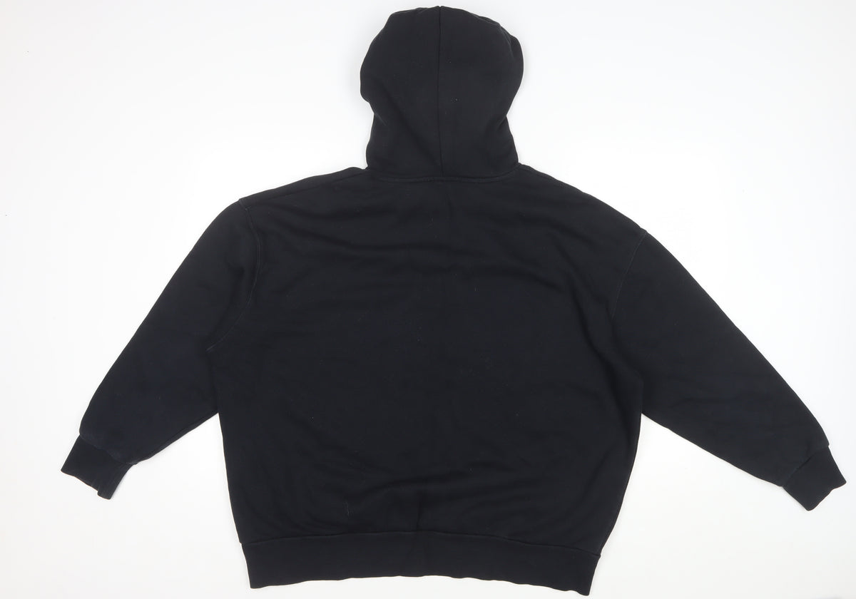 Under Armour Men's Black L Basic Hooded Jacket Logo Sports