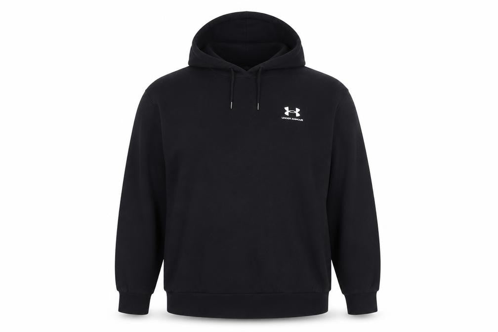 Under Armour Men's Black L Basic Hooded Jacket Logo Sports